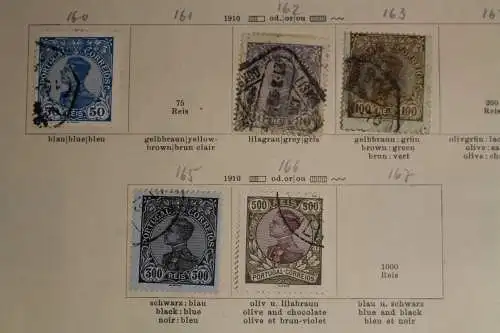 Portugal ca. 1855-1928, gestempelte Sammlung mit guten Ausgaben - 702429