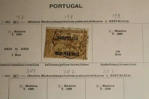 Portugal ca. 1855-1928, gestempelte Sammlung mit guten Ausgaben - 702429