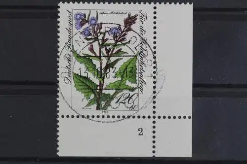 Deutschland (BRD), MiNr. 1191, Ecke re. u, FN 2, zentrischer Stempel - 632176