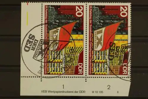 DDR, MiNr. 2124, Paar, Ecke re. unten, DV II, ESST - 629386