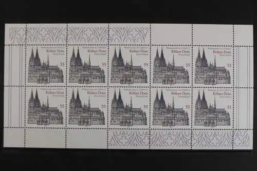 Deutschland (BRD), MiNr. 2329, Kleinbogen Kölner Dom, postfrisch - 630550