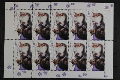 Deutschland (BRD), MiNr. 2406, Kleinbogen Katzen, postfrisch - 630611