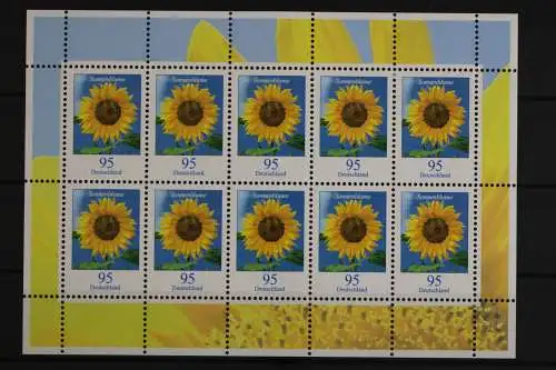 Deutschland (BRD), MiNr. 2434, Kleinbogen Sonnenblume, postfrisch - 630636