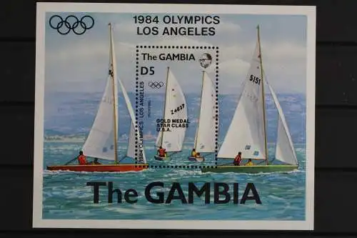 Gambia, Olympiade, MiNr. Block 17, postfrisch - 630055