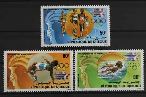 Dschibuti, Olympiade, MiNr. 409-411, postfrisch - 630103