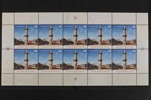 Deutschland, MiNr. 2677, Kleinbogen, Warnemünde, postfrisch - 630918