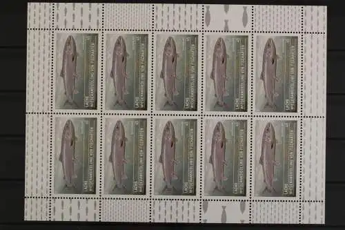 Deutschland, MiNr. 3051, Kleinbogen, Lachs, postfrisch - 631014