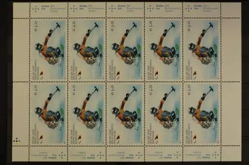 Deutschland, MiNr. 2781, Kleinbogen, Ski alpin, postfrisch - 631171