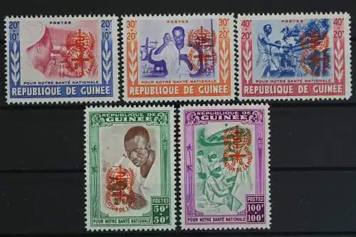 Guinea, MiNr. 95-99 b, postfrisch - 635527