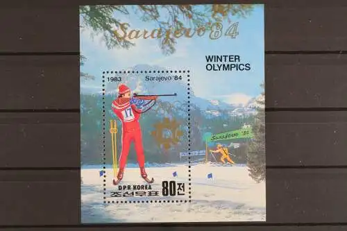 Korea - Nord, MiNr. Block 149, Biathlon, postfrisch - 631867