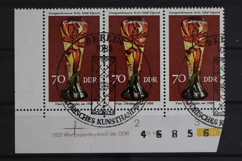 DDR, MiNr. 2175, 3er Streifen, Ecke li. unten, DV I, ESST - 631422