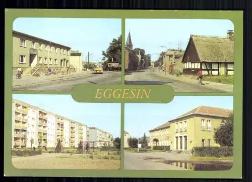 Eggesin, Kr. Ueckermünde, Rathaus, HO-Hotel u. Gaststätte "Mecklenburg" - 418410