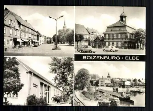 Boizenburg Kr. Hagenow, Rathaus, Kulturhaus "Kurt Bürger", Hafen - 418444