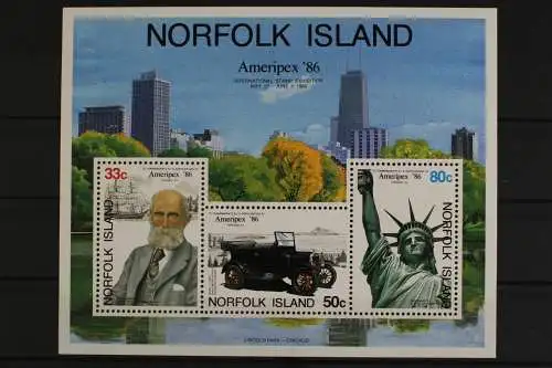 Norfolk-Inseln, MiNr. Block 10, Auto, Freiheitsstatue, postfrisch - 632958