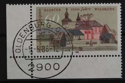 Deutschland (BRD), MiNr. 1280, Ecke li. unten, EST - 632129