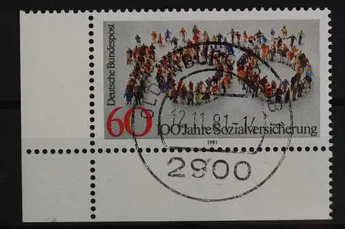 Deutschland (BRD), MiNr. 1116, Ecke li. unten, zentrischer Stempel - 632163