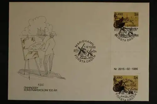 Aland, MiNr. 19, Zwischenstegpaar, FDC - 635833