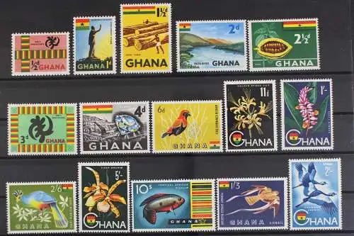 Ghana, MiNr. 48-62, postfrisch - 634257