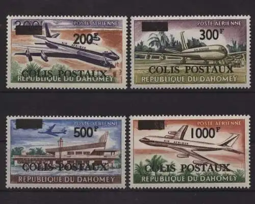 Dahomey, Paketmarken, MiNr. 8-11, postfrisch - 694072