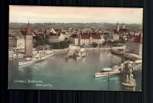 Lindau, Bodensee, Hafenpartie - 418191