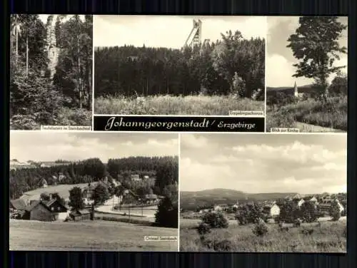 Johanngeorgenstadt/Erzgeb, Teufelsstein, Schanze, Kirche, Teilansichten - 419611