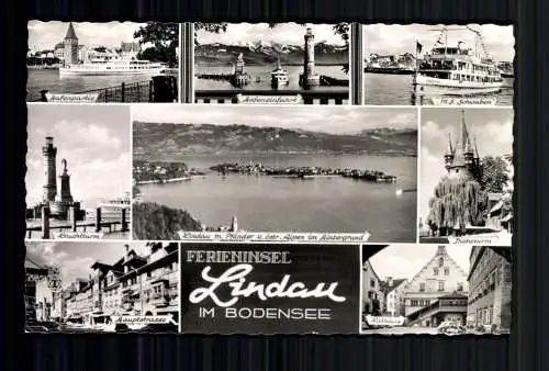 Lindau, Bodensee, HafenpartieLeuchtturm, Rathaus, M.S. Schwaben - 418209