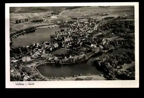 Bad Waldsee, Teilansicht, Luftbild - 419810