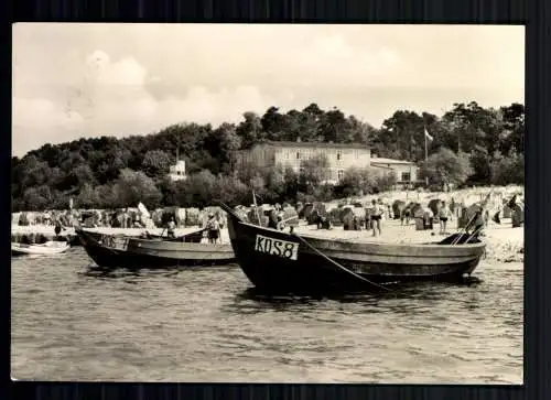 Koserow, Insel Usedom, Strand mit FDGB-Erholungsheim Seeblick - 418421