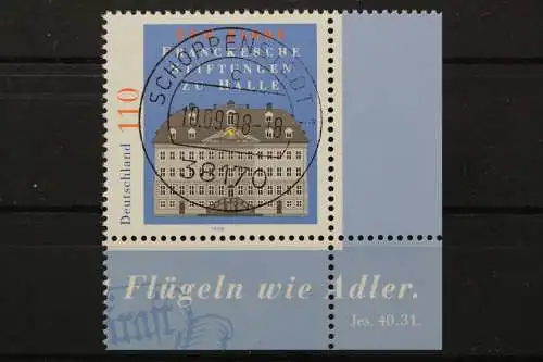 Deutschland (BRD), MiNr. 2011, Ecke re. unten, zentrischer Stempel, EST - 636844