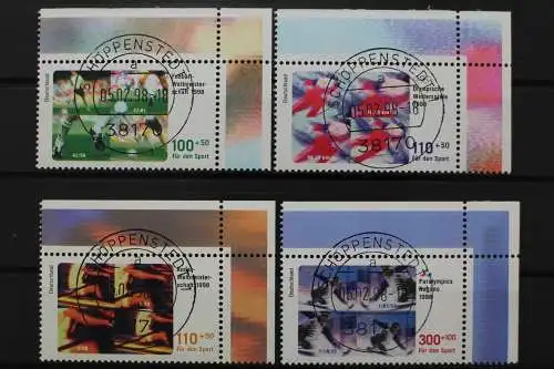 Deutschland, MiNr. 1968.1971, Ecken re. oben, zentrische Stempel, EST - 636867