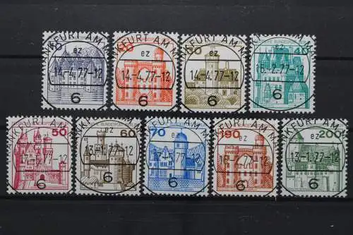 Berlin, MiNr. 532-540, zentrische Stempel, EST - 637341