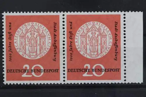 Deutschland (BRD), MiNr. 255 PLF I, waag. Paar, postfrisch - 636423