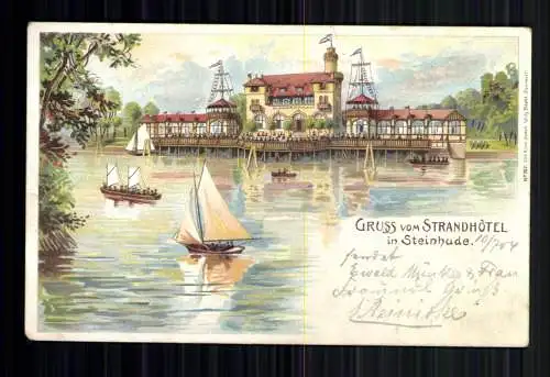 Steinhude am Meer, Strandhotel, Segelschiffe - 419184