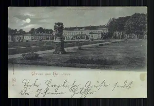 Hannover, Schloss Herrenhausen bei Vollmond - 419430