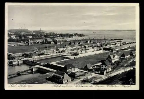 Kiel, Blick auf die Schleusen des Kaiser Wilhelm-Kanals - 419827