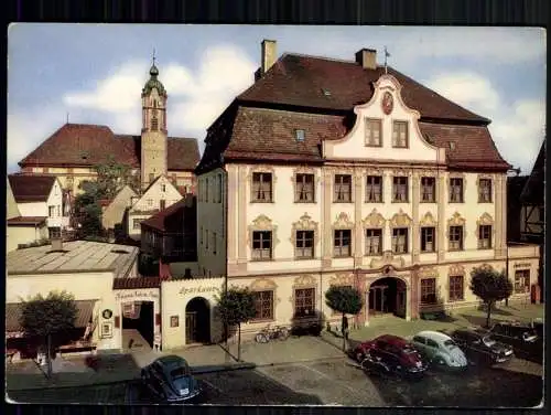 Günzburg/Donau, Liebfrauenkirche und Sparkasse - 419598