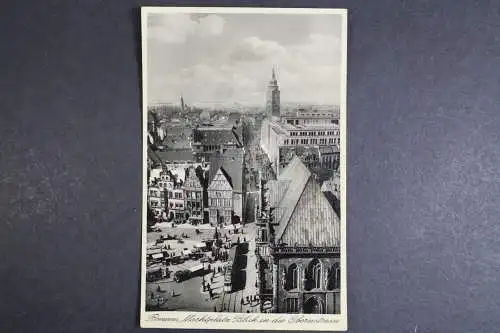 Bremen, Marktplatz, Blick in die Obernstrasse - 419729