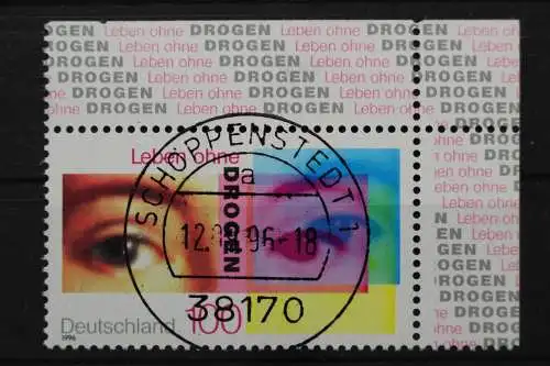 Deutschland (BRD), MiNr. 1882, Ecke re. oben, zentrischer Stempel, EST - 636910