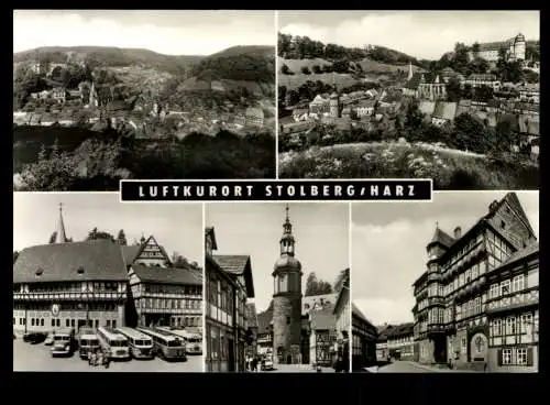 Stolberg/Harz, Teilansichten, Rathaus, Seigerturm, Kulturhaus - 420100