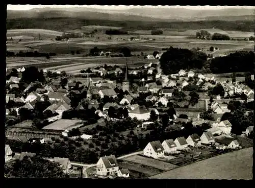 Schledehausen bei Bissendorf, Ortsansicht, orginal Luftfoto - 420117