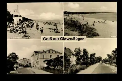 Glowe / Rügen, Kinderbadestrand, Strandhotel, Dorfstraße - 420465