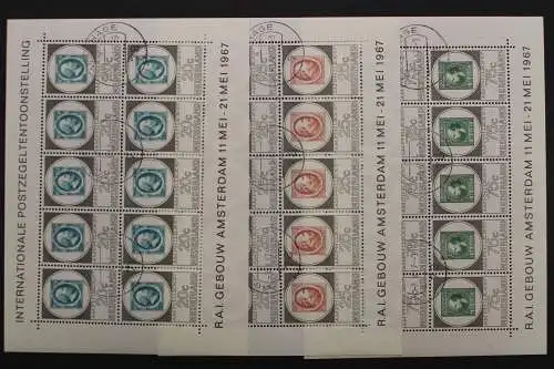 Niederlande, MiNr. 880-882, Kleinbögen, gestempelt - 640551