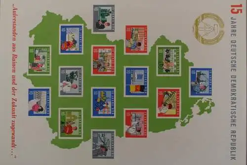 DDR, MiNr. 746-Block 22- Jahrgänge 1960-1964, Kollektion, postfrisch - 703997