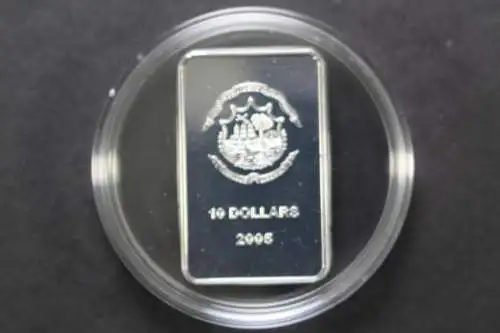 Liberia, 10 Dollar Weltjugendtag in Köln, 2005, Polierte Platte / Proof - 801425