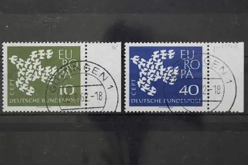 Deutschland (BRD), MiNr. 367-368 v, re. Rand, gestempelt, BPP Signatur - 640078