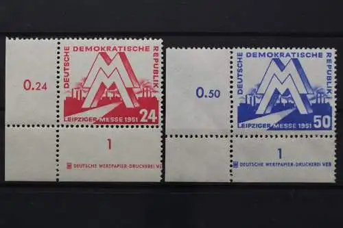 DDR, MiNr. 282-283, Ecke links unten mit DZ, postfrisch - 640278