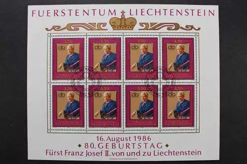 Liechtenstein, MiNr. 903, Kleinbogen, ESST - 640401