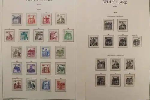 Berlin 1970-1990, postfrische komplette Sammlung auf Leuchtturm SF - 703962