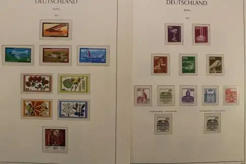 Berlin 1970-1990, postfrische komplette Sammlung auf Leuchtturm SF - 703962