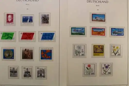 Berlin 1970-1990, postfrische komplette Sammlung auf Leuchtturm SF - 703962